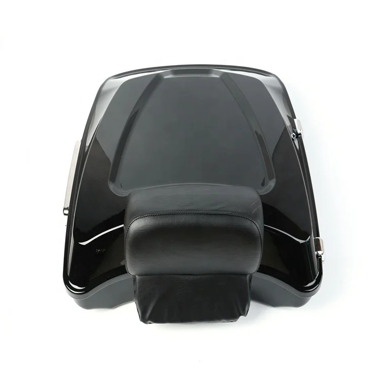 CFP Black Extended Razor Chopped Tour Pak Motorcycle Trunk for  Touring 1996-2017 Motor Tail Boxes